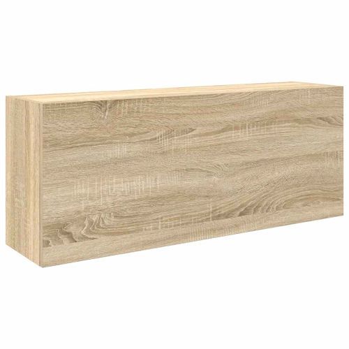 Armoire murale de bain chêne sonoma 100x25x40cm bois ingénierie - Photo n°2; ?>