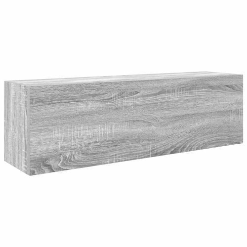 Armoire murale de bain sonoma gris 100x25x30 cm bois ingénierie - Photo n°2; ?>