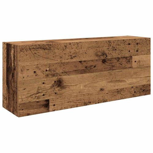 Armoire murale de bain vieux bois 100x25x40cm bois d'ingénierie - Photo n°2; ?>