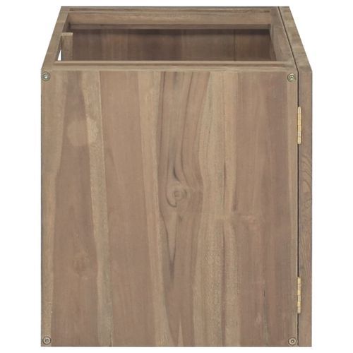 Armoire murale de salle de bain 90x39x40 cm Bois de teck massif - Photo n°3; ?>