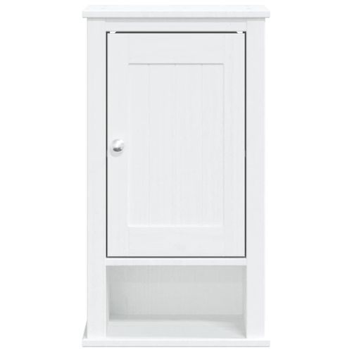 Armoire murale de salle de bain BERG blanc bois de pin massif - Photo n°3; ?>