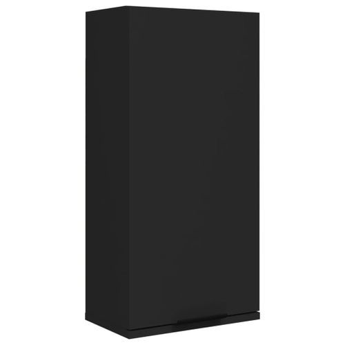 Armoire murale de salle de bain Noir 32x20x67 cm - Photo n°2; ?>