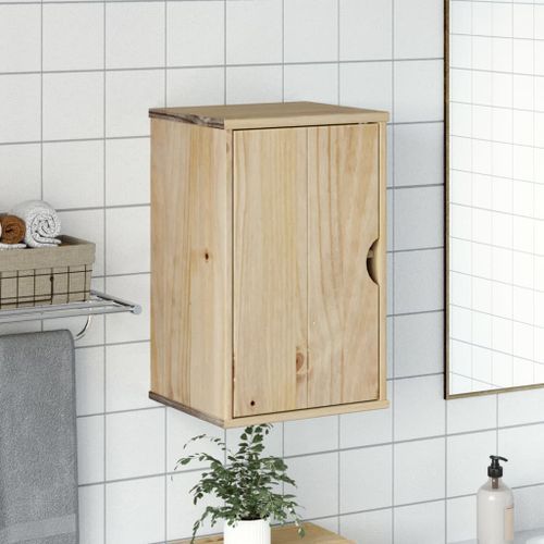 Armoire murale de salle de bain OTTA 35x30x55 cm bois massif - Photo n°3; ?>