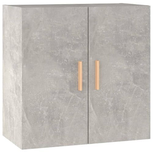 Armoire murale Gris béton 60x30x60 cm Bois d'ingénierie - Photo n°2; ?>