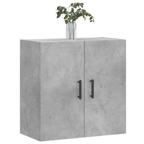 Armoire murale gris béton 60x31x60 cm bois d'ingénierie - Photo n°3; ?>