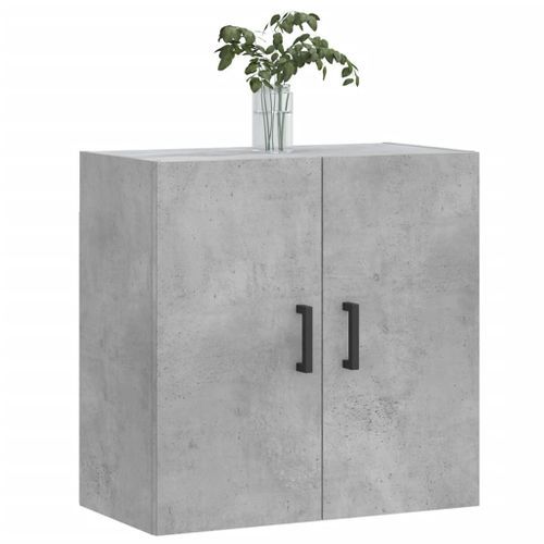 Armoire murale gris béton 60x31x60 cm bois d'ingénierie - Photo n°3; ?>