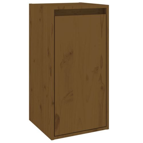 Armoire murale Marron miel 30x30x60 cm Bois de pin massif - Photo n°2; ?>