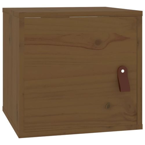 Armoire murale Marron miel 31,5x30x30 cm Bois de pin massif - Photo n°2; ?>