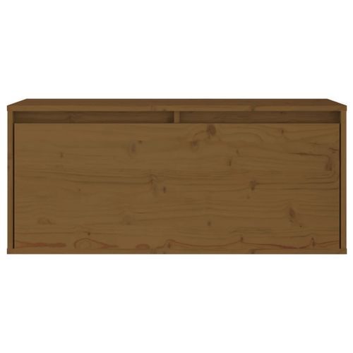 Armoire murale Marron miel 80x30x35 cm Bois de pin massif - Photo n°3; ?>