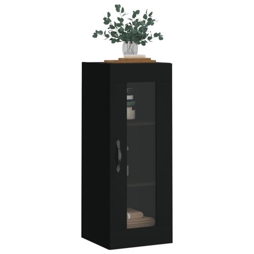 Armoire murale noir 34,5x34x90 cm - Photo n°3; ?>