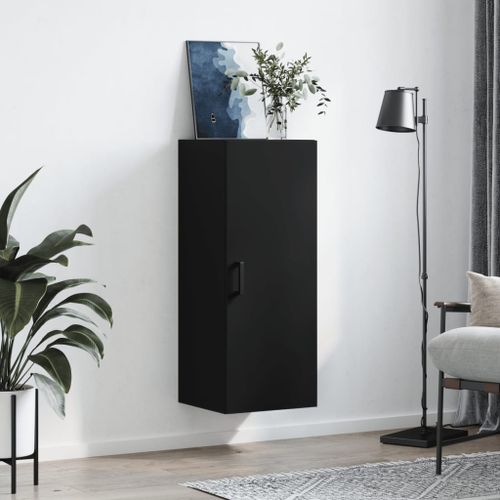 Armoire murale noir 34,5x34x90 cm - Photo n°3; ?>