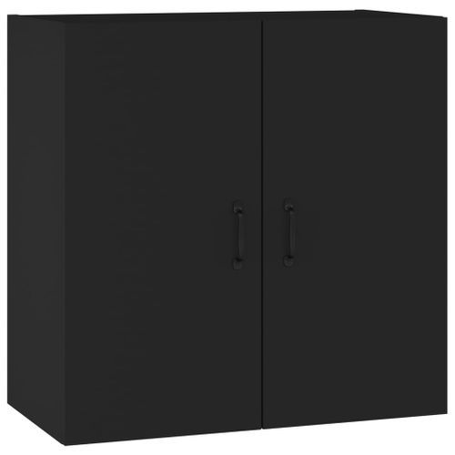 Armoire murale Noir 60x31x60 cm Bois d'ingénierie - Photo n°2; ?>