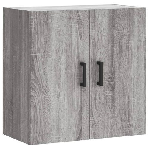 Armoire murale sonoma gris 60x31x60 cm bois d'ingénierie - Photo n°2; ?>