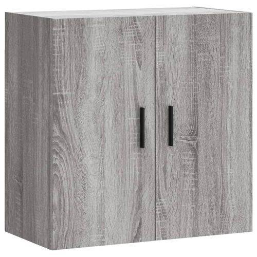 Armoire murale sonoma gris 60x31x60 cm bois d'ingénierie - Photo n°2; ?>