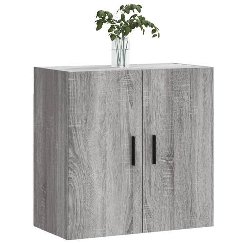 Armoire murale sonoma gris 60x31x60 cm bois d'ingénierie - Photo n°3; ?>