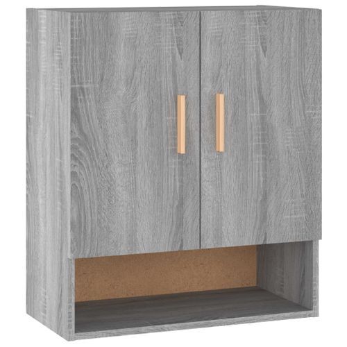 Armoire murale Sonoma gris 60x31x70 cm Bois d'ingénierie - Photo n°2; ?>