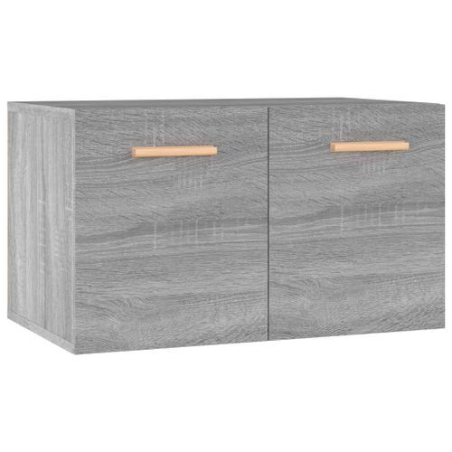 Armoire murale Sonoma gris 60x36,5x35 cm Bois d'ingénierie - Photo n°2; ?>