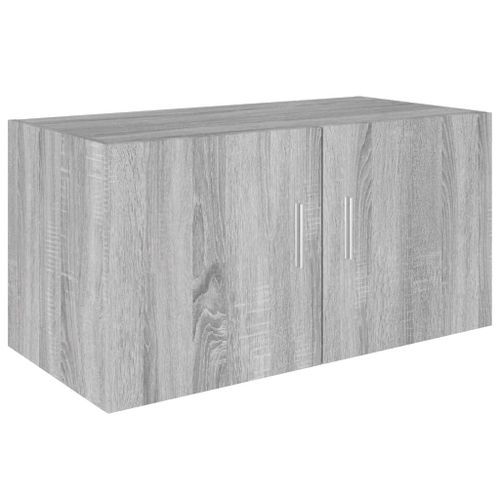 Armoire murale Sonoma gris 80x39x40 cm Bois d'ingénierie - Photo n°2; ?>