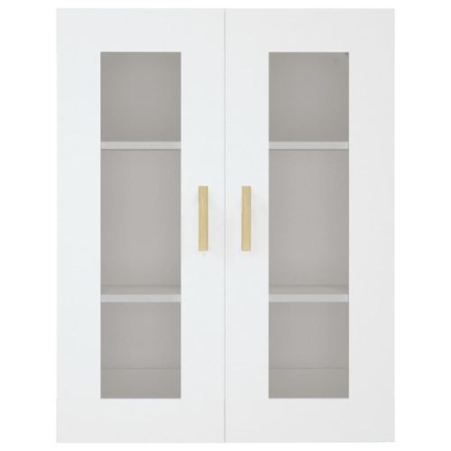 Armoire murale suspendue Blanc 69,5x34x90 cm - Photo n°3; ?>