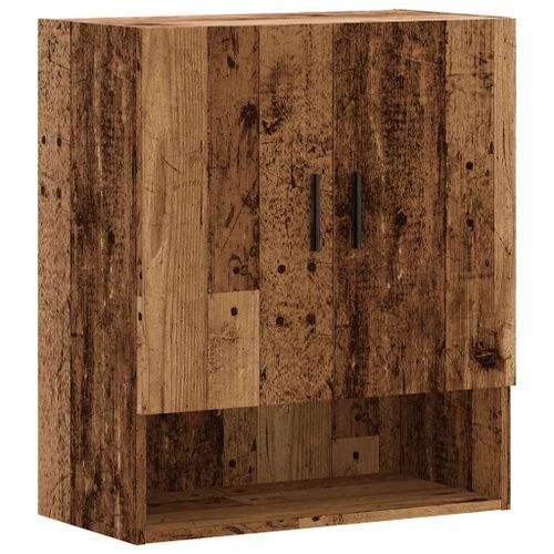 Armoire murale vieux bois 60x31x70 cm bois d'ingénierie - Photo n°2; ?>