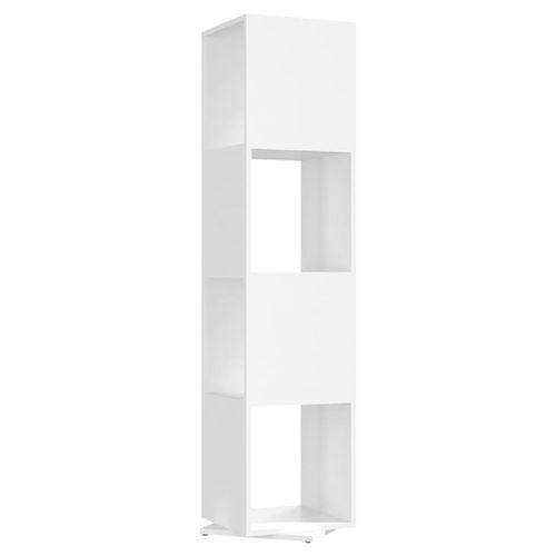 Armoire rotative Blanc 34,5x34,5x147,5 cm - Photo n°3; ?>