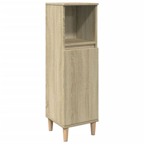 Armoire salle de bain chêne sonoma 30x30x100 cm - Photo n°2; ?>