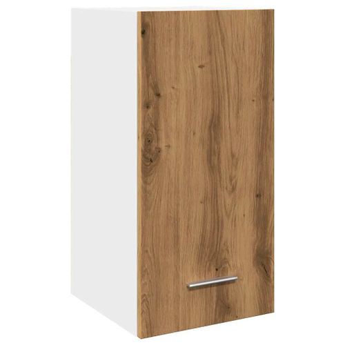 Armoire suspendue chêne artisanal 30x31x60 cm bois d'ingénierie - Photo n°2; ?>