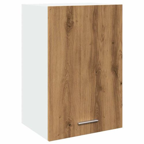 Armoire suspendue chêne artisanal 40x31x60 cm bois d'ingénierie - Photo n°2; ?>