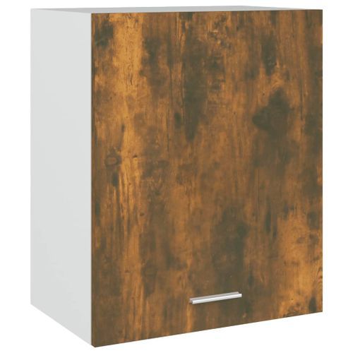 Armoire suspendue Chêne fumé 50x31x60 cm Bois d'ingénierie - Photo n°2; ?>