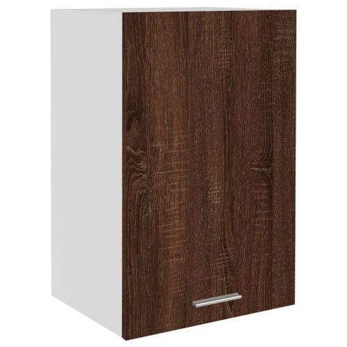 Armoire suspendue Chêne marron 39,5x31x60 cm Bois d'ingénierie - Photo n°2; ?>