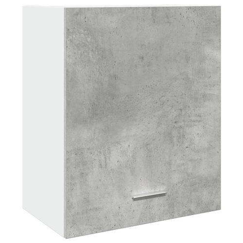 Armoire suspendue Gris béton 50x31x60 cm - Photo n°2; ?>