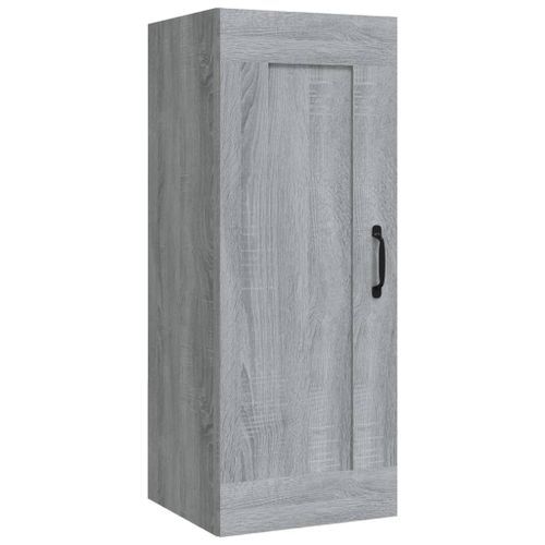 Armoire suspendue Sonoma gris 35x34x90 cm Bois d'ingénierie - Photo n°2; ?>