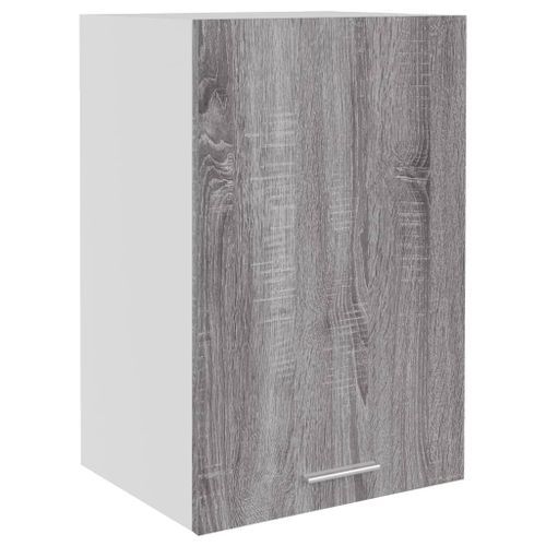 Armoire suspendue Sonoma gris 39,5x31x60 cm Bois d'ingénierie - Photo n°2; ?>