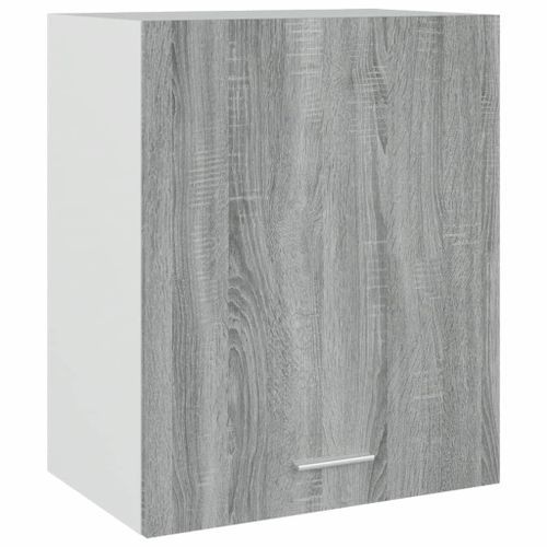 Armoire suspendue Sonoma gris 50x31x60 cm Bois d'ingénierie - Photo n°2; ?>