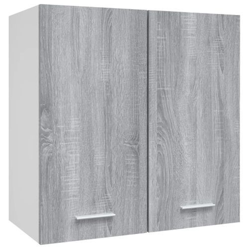 Armoire suspendue Sonoma gris 60x31x60 cm Bois d'ingénierie - Photo n°2; ?>