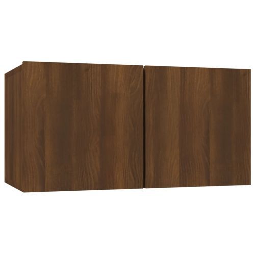 Armoire TV suspendue Chêne marron 60x30x30 cm Bois d'ingénierie - Photo n°2; ?>