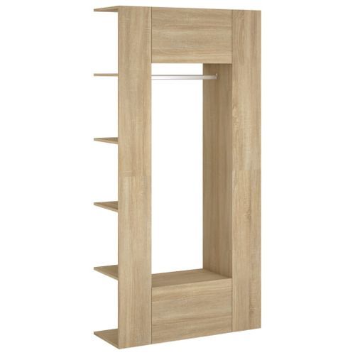 Armoires de couloir 2 pcs chêne sonoma bois d'ingénierie - Photo n°2; ?>