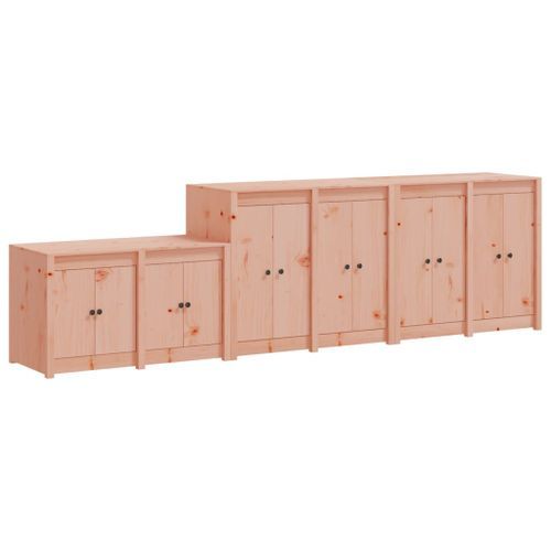 Armoires de cuisine d'extérieur 3 pcs bois massif douglas - Photo n°2; ?>