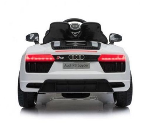 Audi R8 Spider blanche Voiture électrique enfant deux places - Photo n°2; ?>