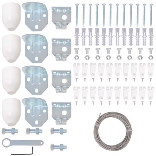 Auvent de patio Tissu Oxford 140 x 420 cm Gris - Photo n°3; ?>