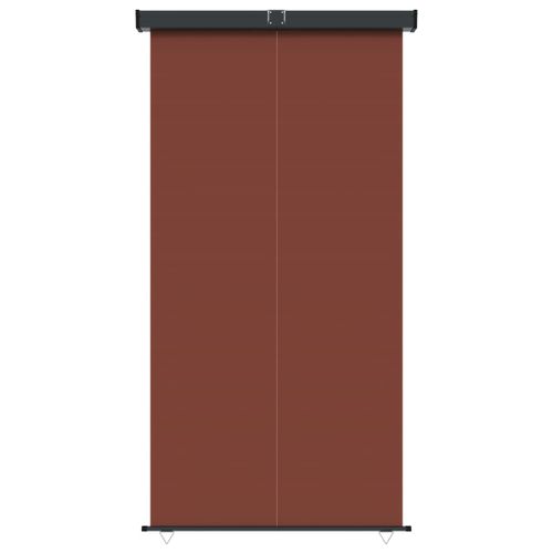 Auvent latéral de balcon 170x250 cm Marron - Photo n°2; ?>