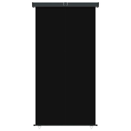 Auvent latéral de balcon 170x250 cm Noir - Photo n°3; ?>