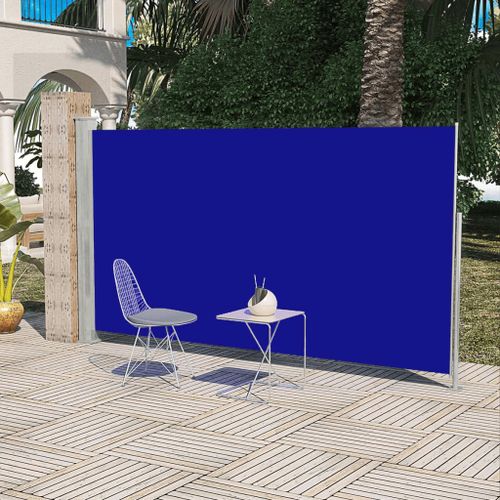 Auvent latéral de patio 160x300 cm Bleu - Photo n°2; ?>