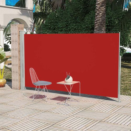 Auvent latéral de patio 160x300 cm Rouge - Photo n°2; ?>