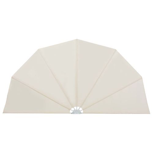 Auvent latéral pliable de terrasse Crème 160 cm - Photo n°2; ?>