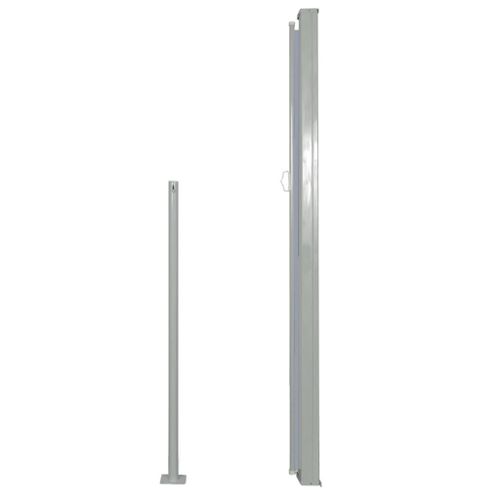 Auvent latéral rétractable 180 x 500 cm Gris - Photo n°2; ?>