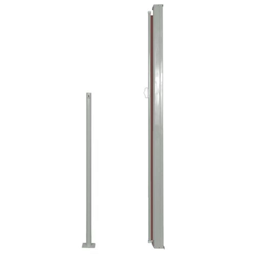 Auvent latéral rétractable 180 x 500 cm Marron - Photo n°3; ?>