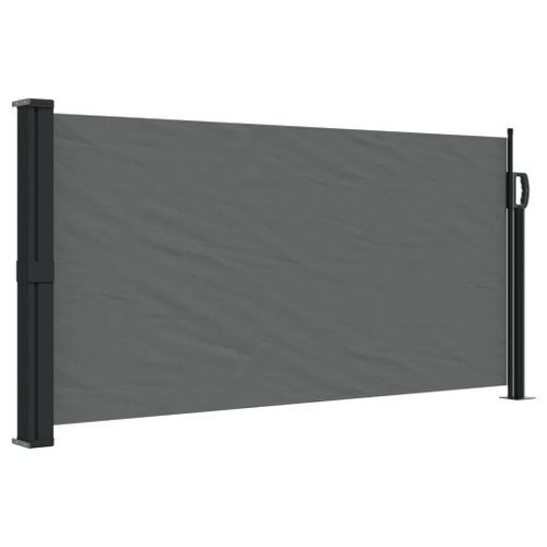 Auvent latéral rétractable anthracite 100x500 cm - Photo n°2; ?>