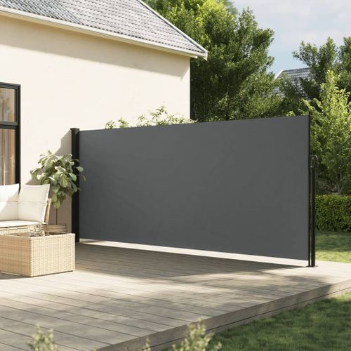 Auvent latéral rétractable anthracite 160x600 cm - Photo n°2; ?>