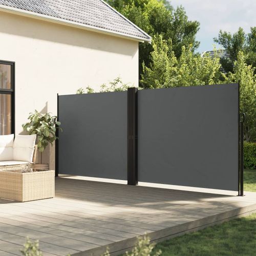 Auvent latéral rétractable anthracite 180x600 cm - Photo n°2; ?>